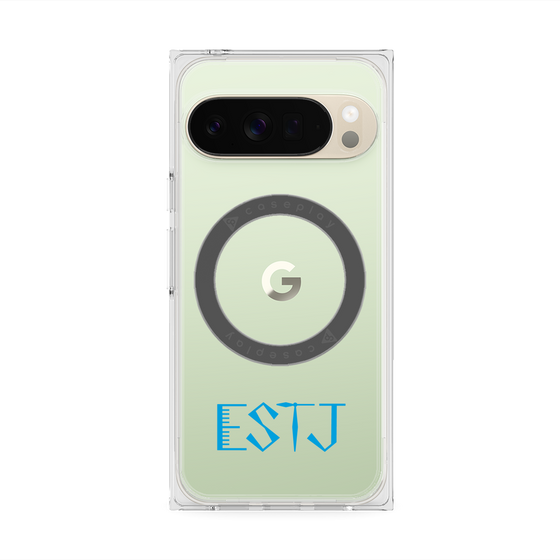 プレミアムスクエアケース with Pixelsnap［ オリジナル - ESTJ 幹部 - アルファベット ］