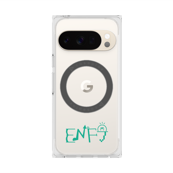 プレミアムスクエアケース with Pixelsnap［ オリジナル - ENFJ 主人公 - アルファベット ］