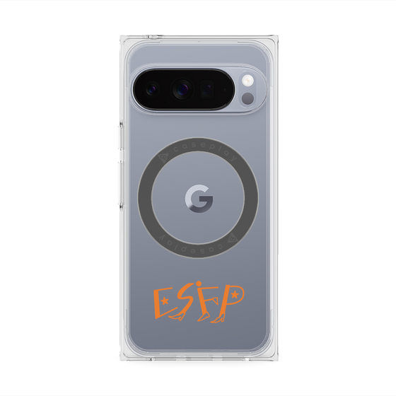 プレミアムスクエアケース with Pixelsnap［ オリジナル - ESFP エンターテイナー - アルファベット ］