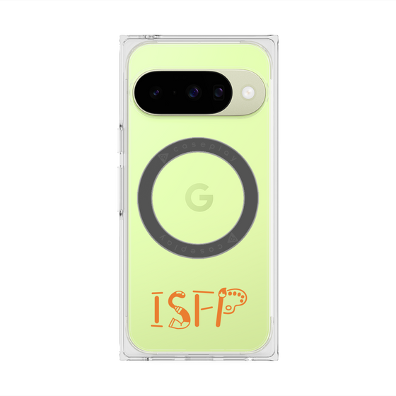 プレミアムスクエアケース with Pixelsnap［ オリジナル - ISFP 冒険家 - アルファベット ］