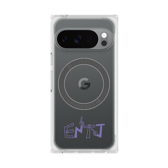 プレミアムスクエアケース with Pixelsnap［ オリジナル - ENTJ 指揮官 - アルファベット ］