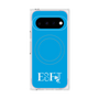 プレミアムスクエアケース with Pixelsnap［ オリジナル - ESFJ 領事 - アルファベット - ブルー ］