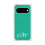 プレミアムスクエアケース with Pixelsnap［ オリジナル - ENFP 運動家 - アルファベット - グリーン ］