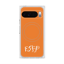 プレミアムスクエアケース with Pixelsnap［ オリジナル - ESFP エンターテイナー - アルファベット - オレンジ ］