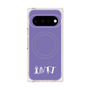 プレミアムスクエアケース with Pixelsnap［ オリジナル - INTJ 建築家 - アルファベット - パープル ］