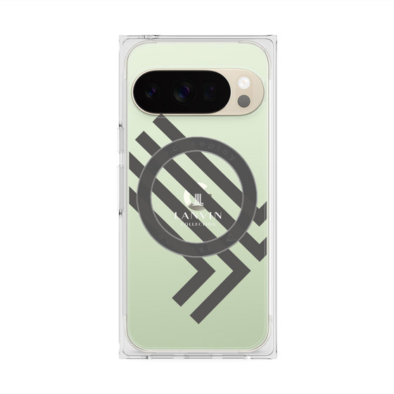 プレミアムスクエアケース with Pixelsnap［ LANVIN COLLECTION - ロゴ ］