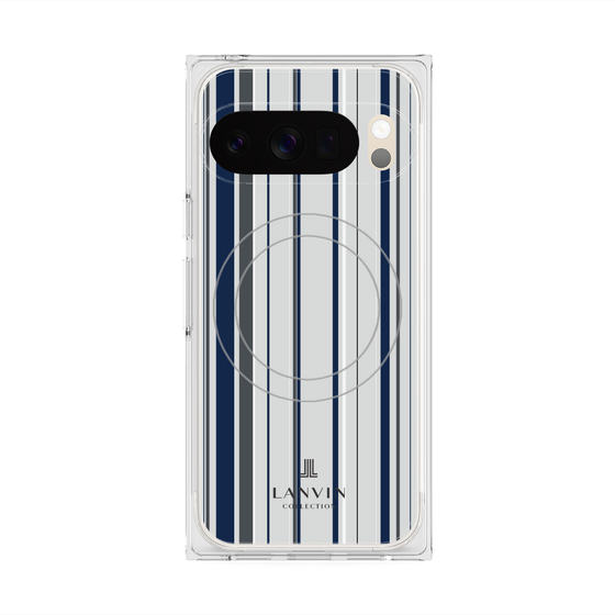 プレミアムスクエアケース with Pixelsnap［ LANVIN COLLECTION - ストライプ ］