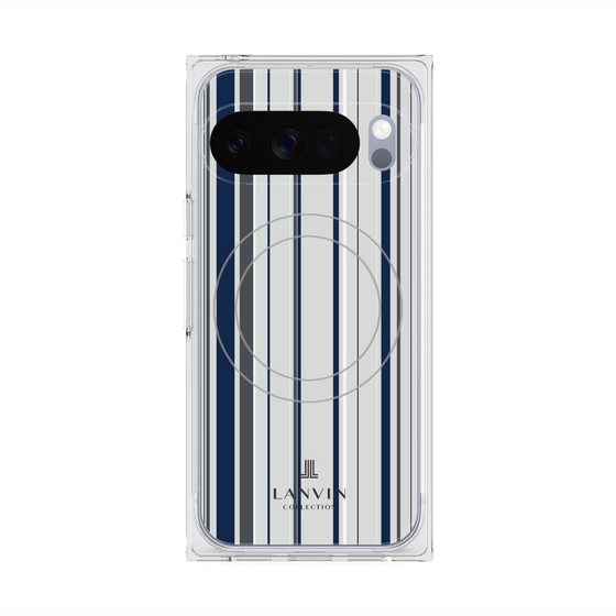 プレミアムスクエアケース with Pixelsnap［ LANVIN COLLECTION - ストライプ ］