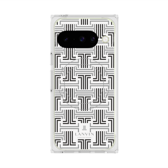 プレミアムスクエアケース with Pixelsnap［ LANVIN COLLECTION - モノグラム ］