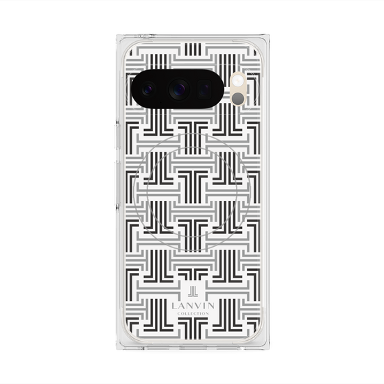 プレミアムスクエアケース with Pixelsnap［ LANVIN COLLECTION - モノグラム ］