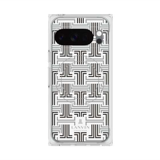 プレミアムスクエアケース with Pixelsnap［ LANVIN COLLECTION - モノグラム ］