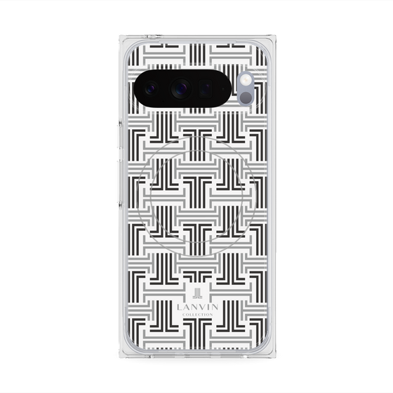 プレミアムスクエアケース with Pixelsnap［ LANVIN COLLECTION - モノグラム ］