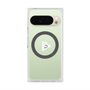プレミアムスクエアケース with Pixelsnap［ オリジナル - caseplayロゴ - ホワイト/C ］