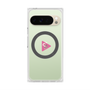 プレミアムスクエアケース with Pixelsnap［ オリジナル - caseplayロゴ - ピンク/C ］