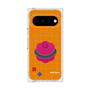プレミアムスクエアケース with Pixelsnap［ Mod Deco - オリジナル - レトロオレンジ ］
