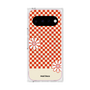 プレミアムスクエアケース with Pixelsnap［ Petal pop - オリジナル - レトロフラワー ］