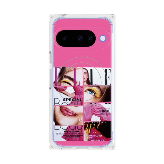 プレミアムスクエアケース with Pixelsnap［ ELLE - 80 YEARS FEMININITY ］