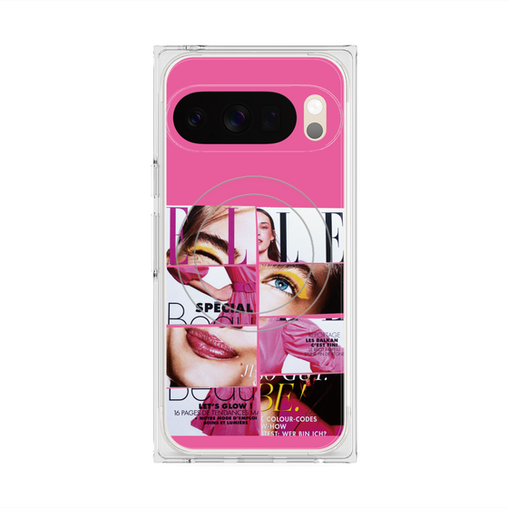 プレミアムスクエアケース with Pixelsnap［ ELLE - 80 YEARS FEMININITY ］