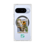 プレミアムスクエアケース with Pixelsnap［ Green Future Project - Guira Tanager ］