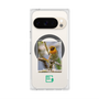 プレミアムスクエアケース with Pixelsnap［ Green Future Project - Guira Tanager ］