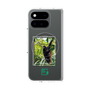 プレミアムスクエアケース with Pixelsnap［ Green Future Project - Brown-headed Spider Monkey ］