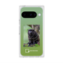 プレミアムスクエアケース with Pixelsnap［ Green Future Project - Black-mantled Tamarin ］
