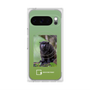 プレミアムスクエアケース with Pixelsnap［ Green Future Project - Black-mantled Tamarin ］