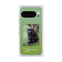プレミアムスクエアケース with Pixelsnap［ Green Future Project - Black-mantled Tamarin ］