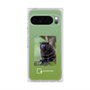 プレミアムスクエアケース with Pixelsnap［ Green Future Project - Black-mantled Tamarin ］