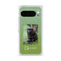 プレミアムスクエアケース with Pixelsnap［ Green Future Project - Black-mantled Tamarin ］