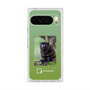 プレミアムスクエアケース with Pixelsnap［ Green Future Project - Black-mantled Tamarin ］