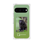 プレミアムスクエアケース with Pixelsnap［ Green Future Project - Black-mantled Tamarin ］