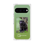 プレミアムスクエアケース with Pixelsnap［ Green Future Project - Black-mantled Tamarin ］