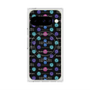 プレミアムスクエアケース with Pixelsnap［ LANVIN en Bleu - Flower pattern ］