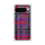 プレミアムスクエアケース with Pixelsnap［ LANVIN en Bleu - Plaid ］