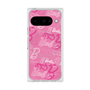 プレミアムスクエアケース with Pixelsnap［ Barbie - ロゴパターン1 ］