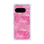 プレミアムスクエアケース with Pixelsnap［ Barbie - ロゴパターン1 ］