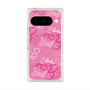 プレミアムスクエアケース with Pixelsnap［ Barbie - ロゴパターン1 ］