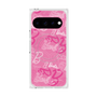 プレミアムスクエアケース with Pixelsnap［ Barbie - ロゴパターン1 ］