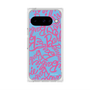 プレミアムスクエアケース with Pixelsnap［ Barbie - ロゴパターン2 ］