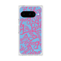 プレミアムスクエアケース with Pixelsnap［ Barbie - ロゴパターン2 ］
