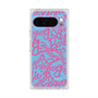 プレミアムスクエアケース with Pixelsnap［ Barbie - ロゴパターン2 ］
