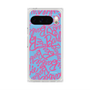 プレミアムスクエアケース with Pixelsnap［ Barbie - ロゴパターン2 ］