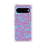 プレミアムスクエアケース with Pixelsnap［ Barbie - ロゴパターン2 ］