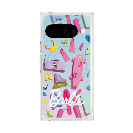プレミアムスクエアケース with Pixelsnap［ Barbie - お出かけ ］