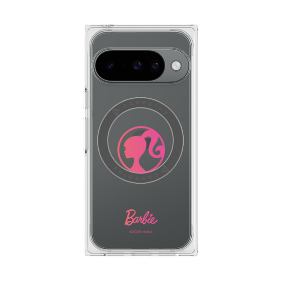 プレミアムスクエアケース with Pixelsnap［ Barbie - ロゴ ］