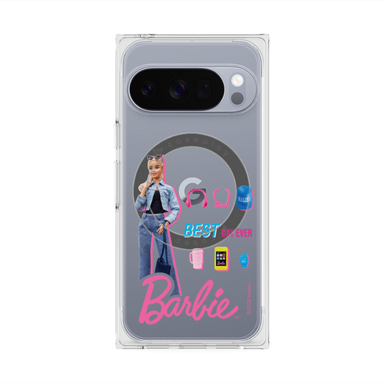 プレミアムスクエアケース with Pixelsnap［ Barbie - BEST DAY EVER ］