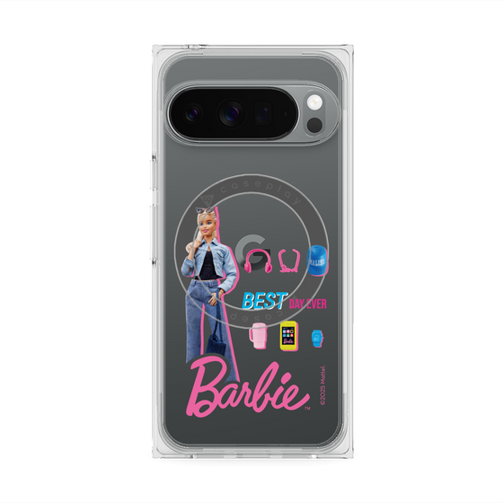 プレミアムスクエアケース with Pixelsnap［ Barbie - BEST DAY EVER ］