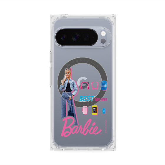 プレミアムスクエアケース with Pixelsnap［ Barbie - BEST DAY EVER ］