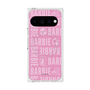 プレミアムスクエアケース with Pixelsnap［ Barbie - ロゴパターン3 ］
